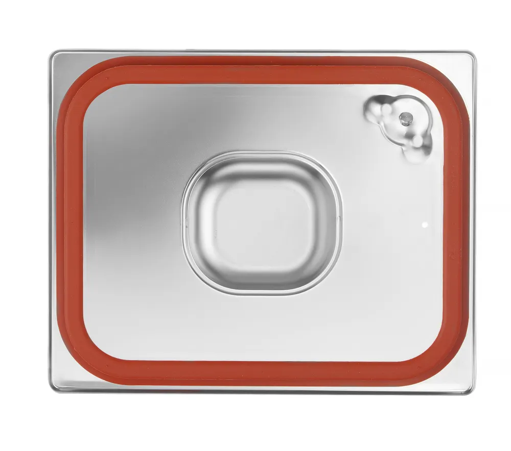 Vis Lid for GN containers with silicone rim, HENDI, Profi Line, GN 1/2, 265x325mm, bilde 3