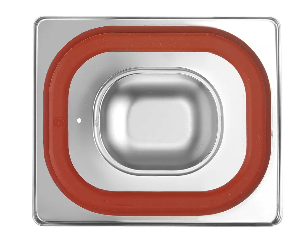 Vis Lid for GN containers with silicone rim, HENDI, Profi Line, GN 1/6, 176x162mm, bilde 2