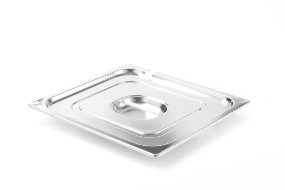 Vis Lid for GN containers with spoon recess, HENDI, Profi Line, GN 1/4, 265x162mm, bilde 3