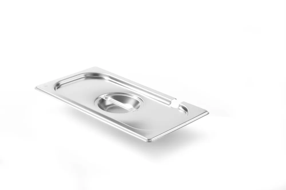 Lid for GN containers with ladle recess, HENDI, Kitchen Line, GN 1/3, 325x176mm