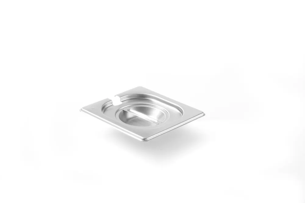 Lid for GN containers with ladle recess, HENDI, Kitchen Line, GN 1/6, 176x162mm