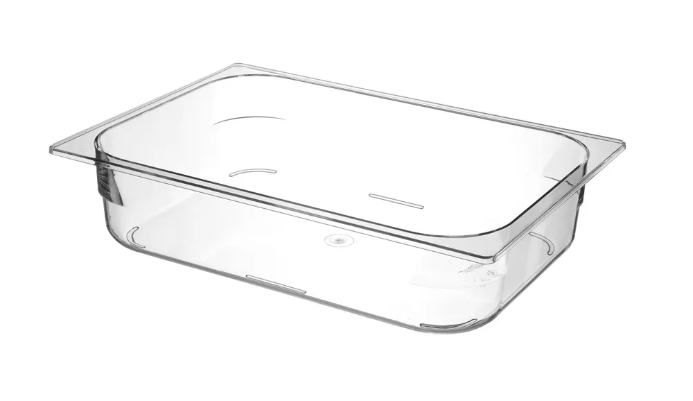 Polycarbonate ice cream container, HENDI, 5L, Transparent, 360x250x(H)80mm