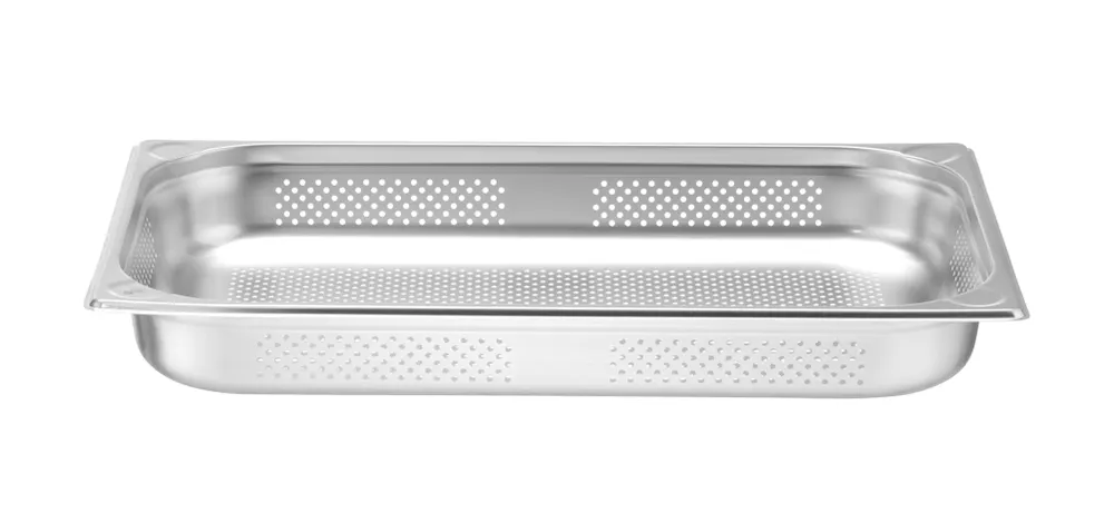 Container GN 1/1 perforated, HENDI, Kitchen Line, GN 1/1, 9L, (H)65mm