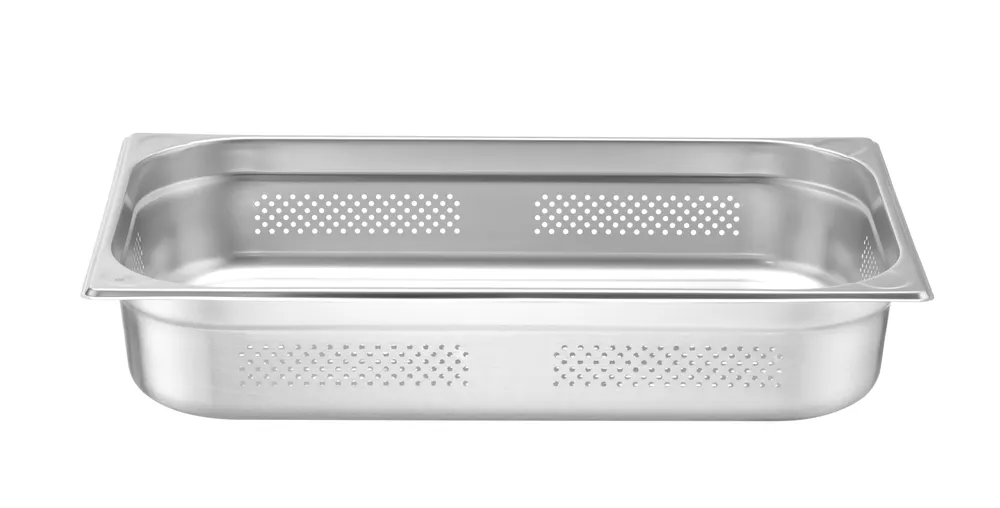 Container GN 1/1 perforated, HENDI, Kitchen Line, GN 1/1, 14L, (H)100mm