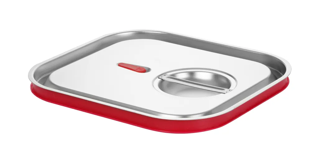 Vis Lid for GN containers with silicone rim, HENDI, Kitchen Line, GN 1/1, 530x325mm, bilde 2