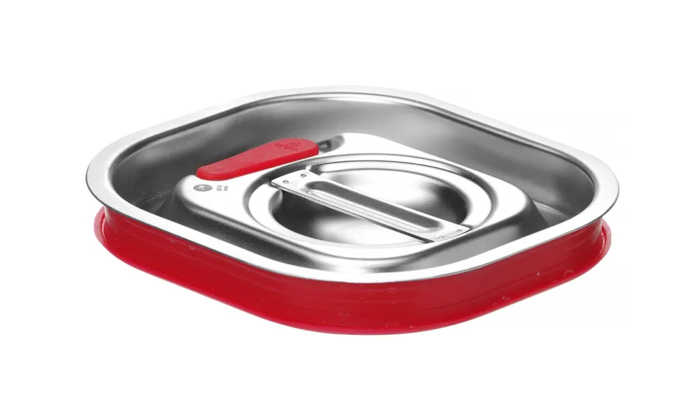Lid for GN containers with silicone rim, HENDI, Kitchen Line, GN 1/6, 156x142mm