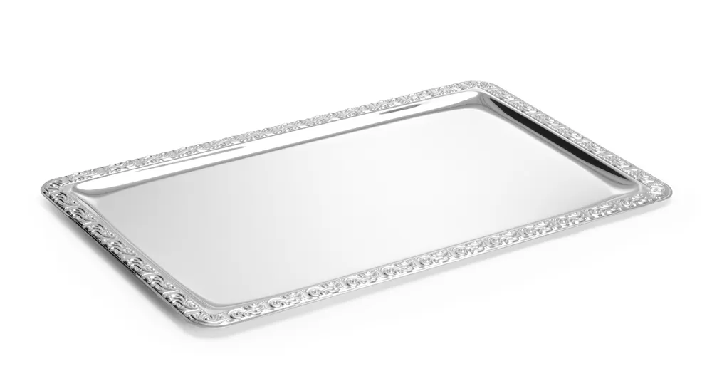 Banquet tray GN 1/1, with decorative rim, HENDI, GN 1/1, 530x325mm