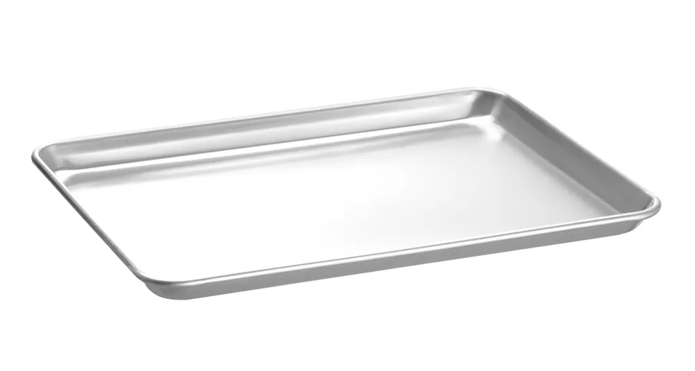 Baking tray, HENDI, Silver, 450x330x(H)26mm, Rectangular