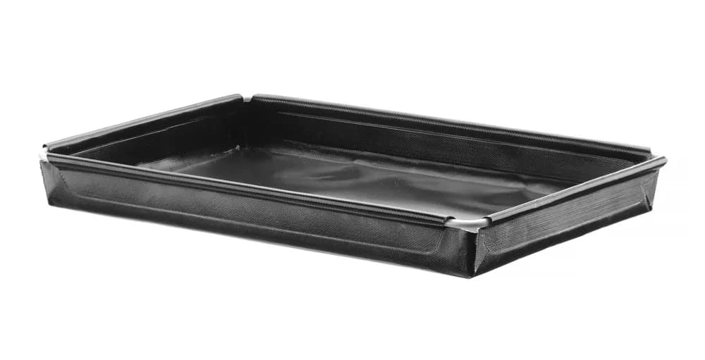 High-speed oven tray, non-stick, reinforced, HENDI, Black, 290x190x(H)30mm, Rectangular