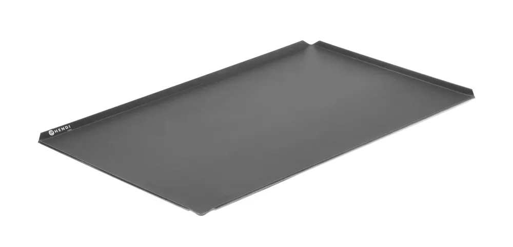 Vis Tray, non-stick, 4 rims, HENDI, Black, 600x400x(H)10mm, Rectangular, bilde 3