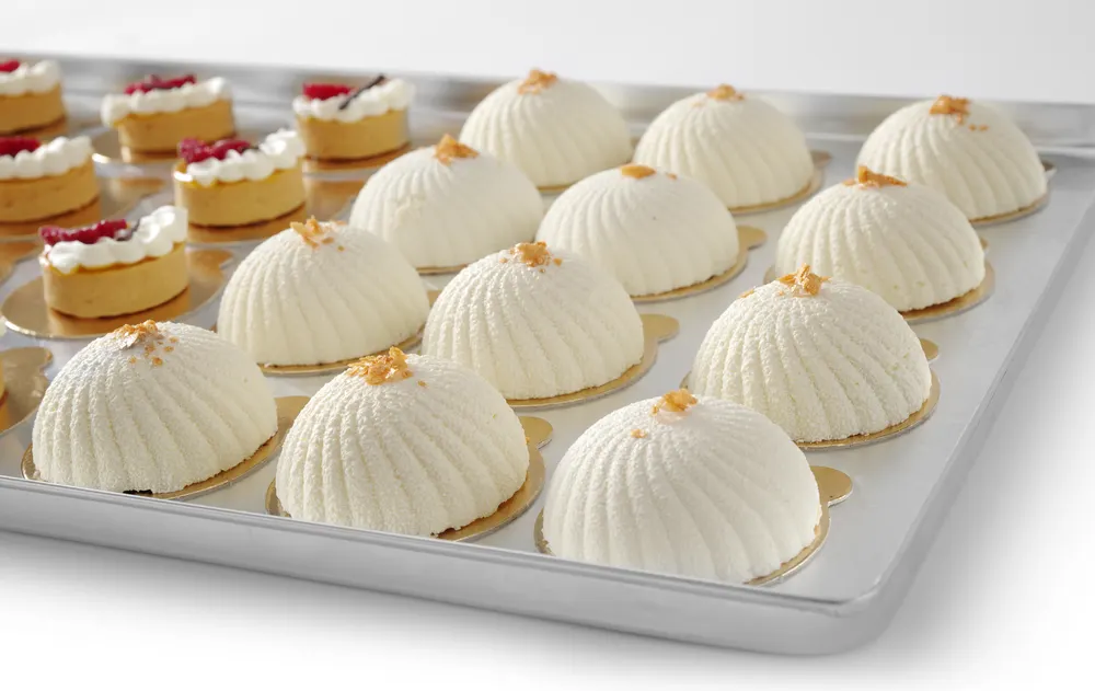 Vis Confectionery display tray, HENDI, Silver, 400x300x(H)20mm, bilde 4