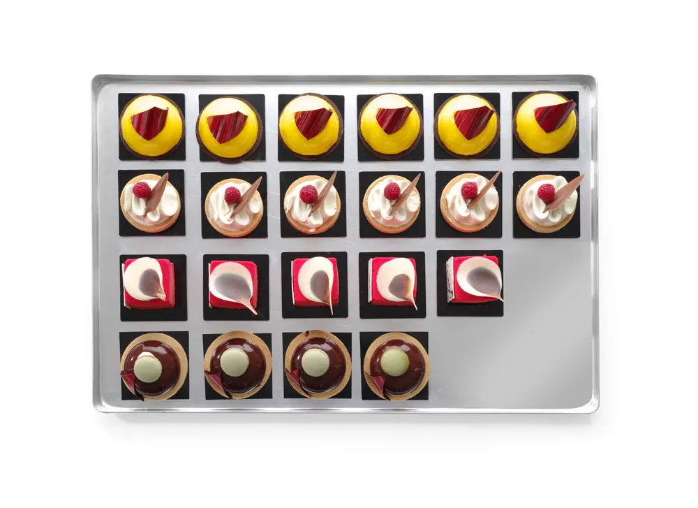 Vis Confectionery display tray, HENDI, Silver, 300x200x(H)20mm, bilde 5