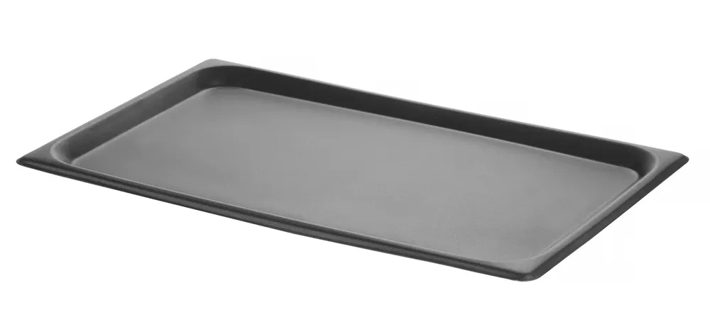 Oven tray with non-stick coating CONVECTOMAT ROAST, HENDI, GN 1/1, Black, 530x325x(H)17mm