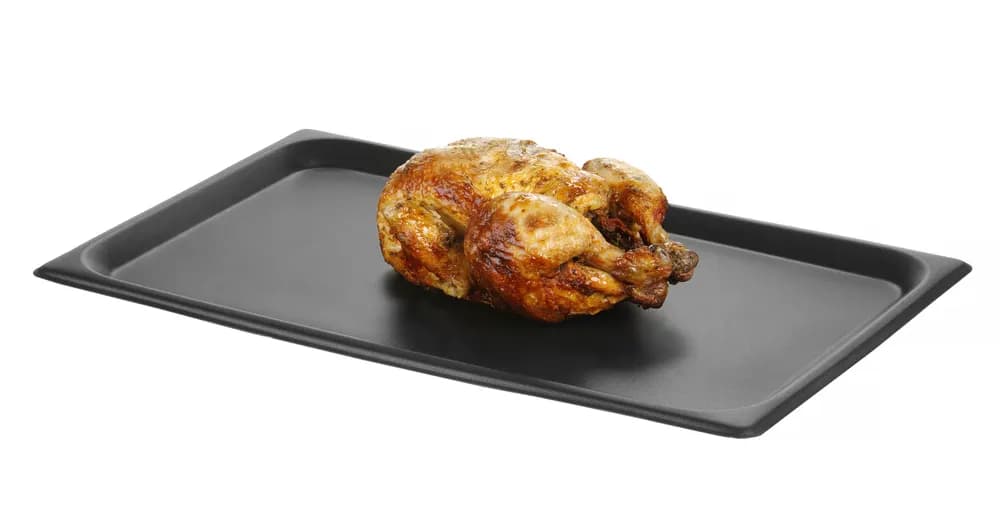 Vis Oven tray with non-stick coating CONVECTOMAT ROAST, HENDI, GN 1/1, Black, 530x325x(H)17mm, bilde 4