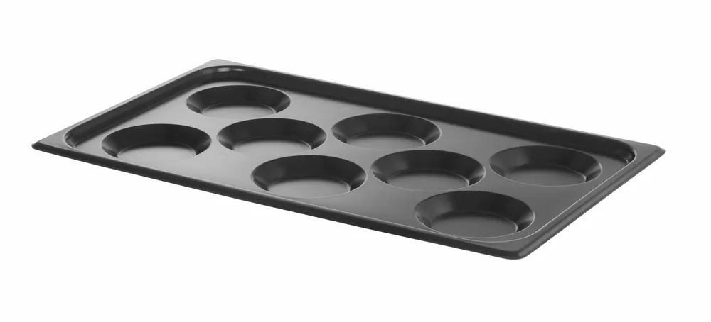 Vis Tray with non-stick coating CONVECTOMAT EGGPLATE, HENDI, GN 1/1, Black, 530x325x(H)26mm, bilde 2
