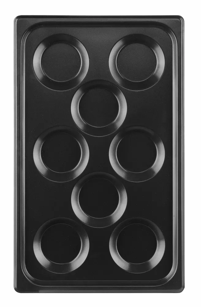 Vis Tray with non-stick coating CONVECTOMAT EGGPLATE, HENDI, GN 1/1, Black, 530x325x(H)26mm, bilde 3