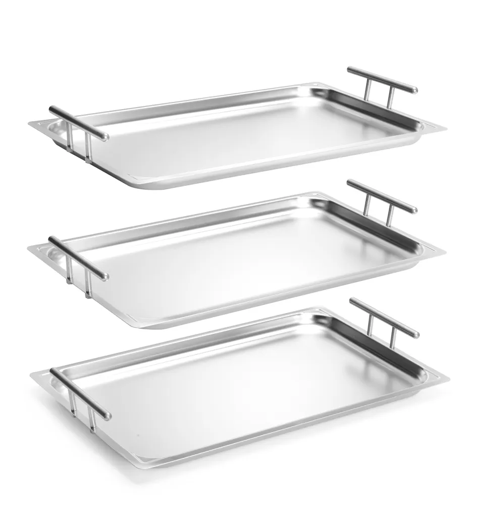 Vis Rectangular serving tray, HENDI, 530x325x(H)70mm, bilde 4