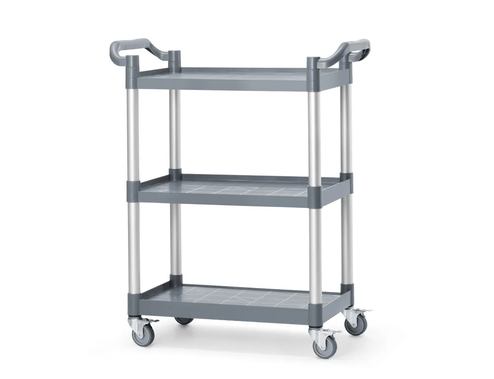 Vis 3-hyllers servicevogn av polypropylen, liten, AmerBox, 800x420x(H)945mm fra Hendi bv, bilde 2