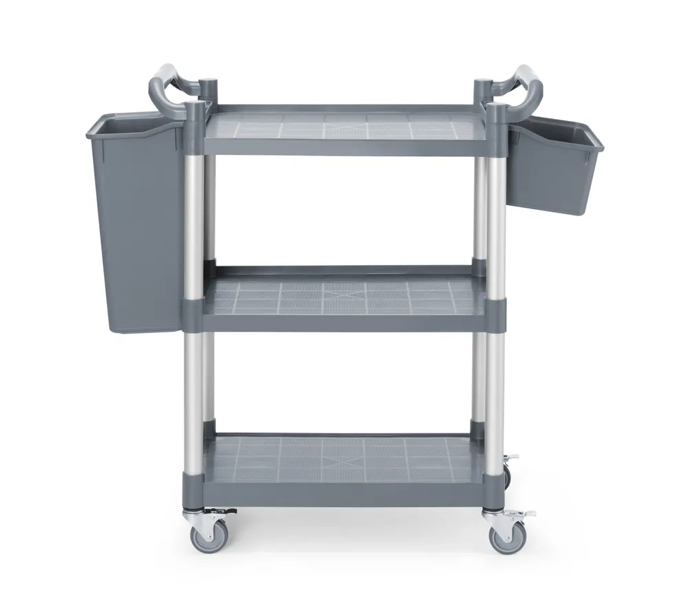 Vis 3-hyllers servicevogn av polypropylen, liten, AmerBox, 800x420x(H)945mm fra Hendi bv, bilde 3