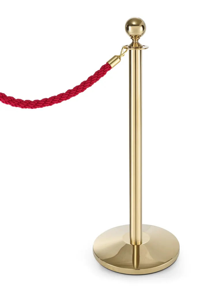 Vis Barrier post gold finish, HENDI, base, ⌀360x(H)65mm, bilde 3