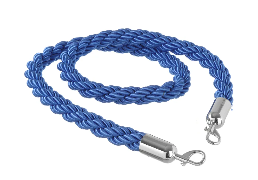 Vis Barrier ropes, HENDI, red with polished hook, Red, (L)1500mm, bilde 3