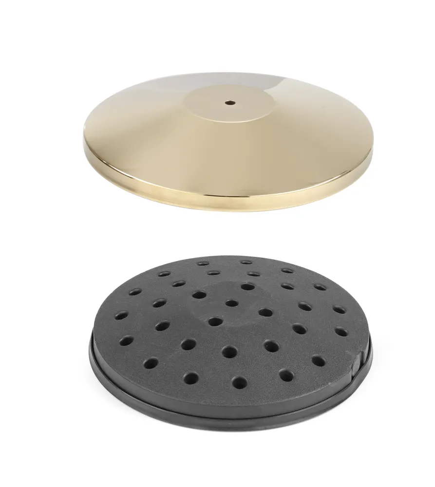 Vis Barrier post gold finish, HENDI, base, ⌀360x(H)65mm, bilde 2