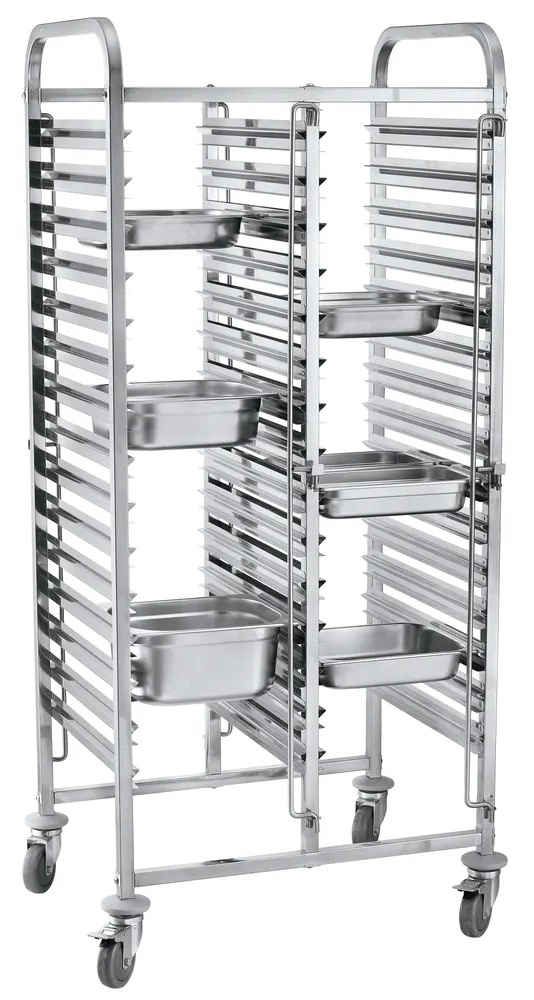 Double trolley - 30 x GN 1/1, HENDI, 798x610x(H)1710mm