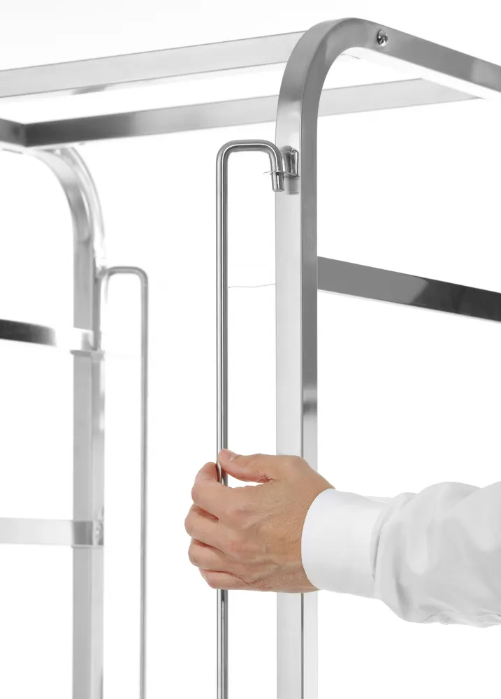 Vis Mobile trolley for dishwasher baskets - 7 x 500x500 mm, HENDI, 615x560x(H)1710mm, bilde 4
