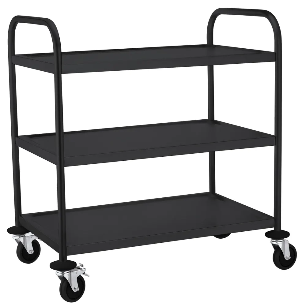 Vis Serving trolley matt black, HENDI, 905x585x(H)945mm, bilde 4