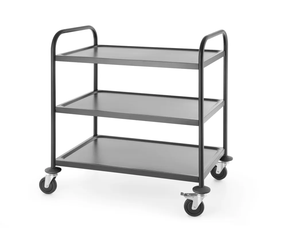 Vis Serving trolley matt black, HENDI, 905x585x(H)945mm, bilde 3