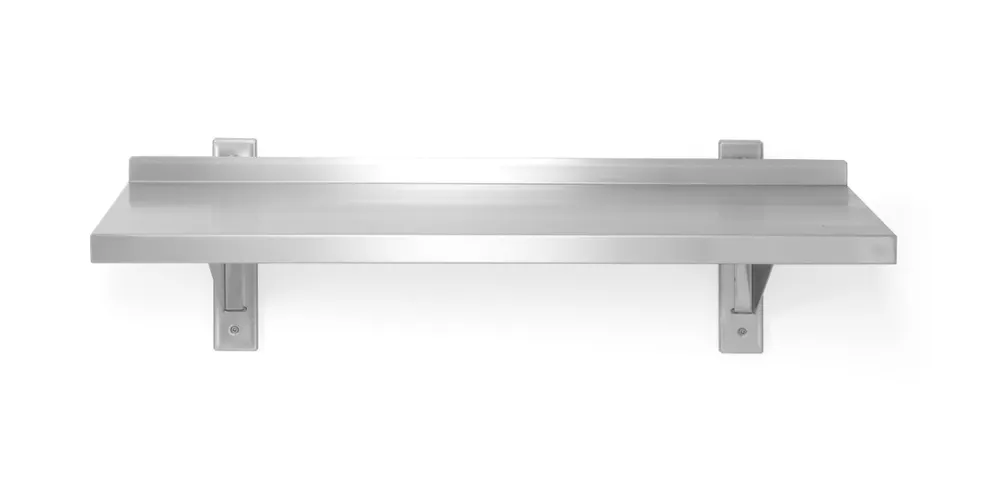 Vis Wall shelf adjustable, single, with 2 brackets, HENDI, 1000x300x(H)600mm, bilde 3