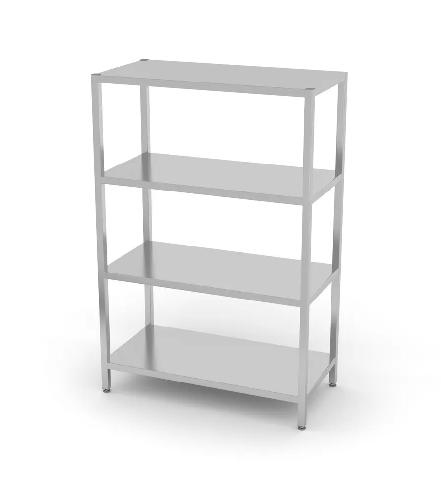 Vis Storage rack with 4 full shelves – bolted, HENDI, Kitchen Line, 1000x600x(H)1800mm, bilde 2