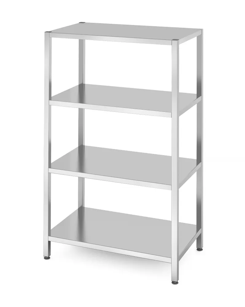 Storage rack with 4 full shelves – bolted, HENDI, Kitchen Line, 1000x600x(H)1800mm