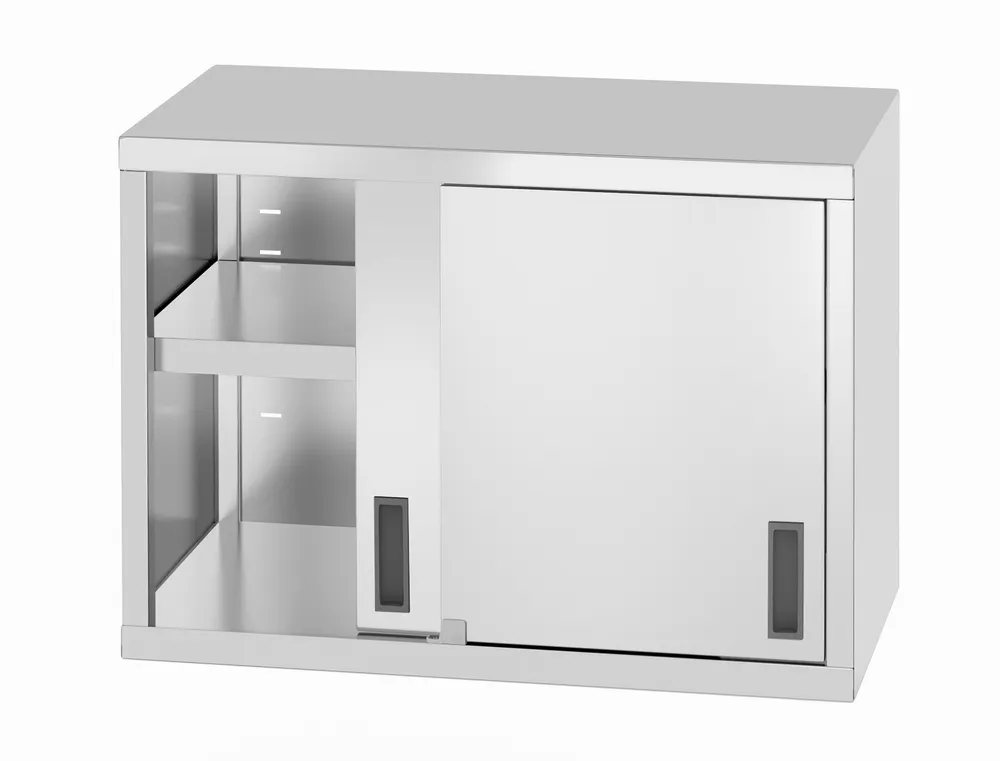 Hanging cabinet – welded, with sliding doors, HENDI, Profi Line, 800x400x(H)600mm