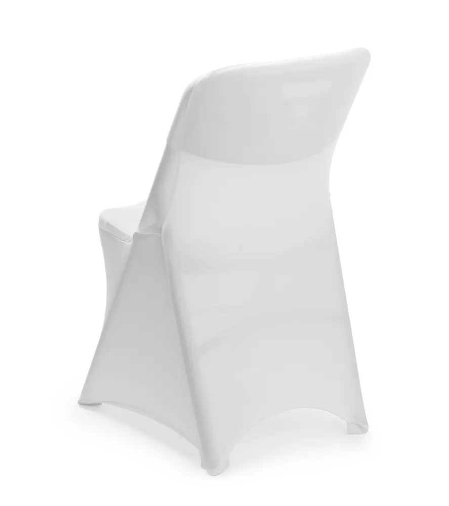 Vis Folding chair cover, HENDI, Kitchen Line, 810965 & 910989, White, 540x440x(H)840mm, bilde 4