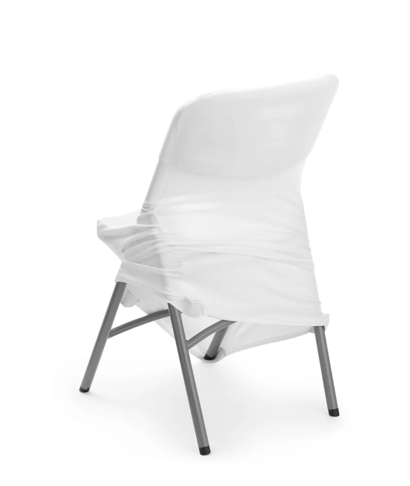 Vis Folding chair cover, HENDI, Kitchen Line, 810965 & 910989, White, 540x440x(H)840mm, bilde 5