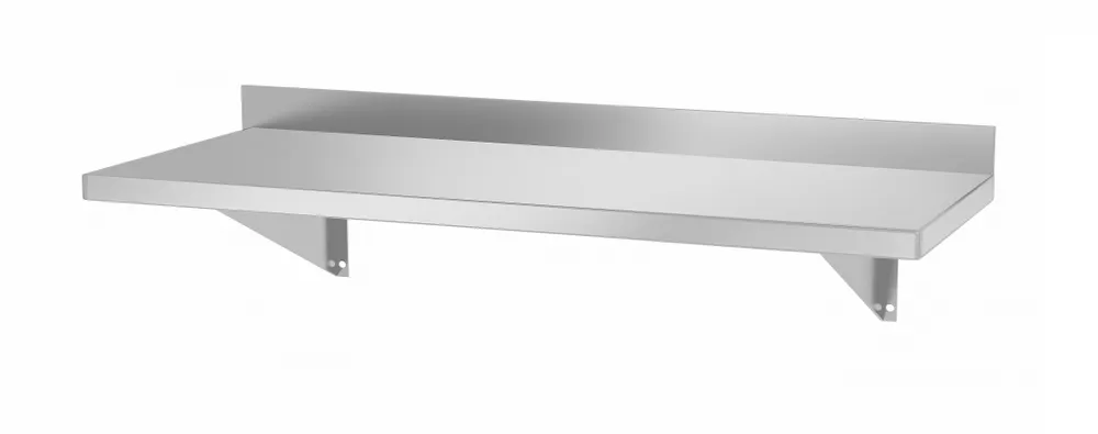 Wall shelf, with 2 brackets, HENDI, 800x300x(H)250mm