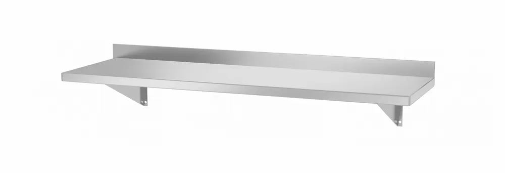 Wall shelf, with 2 brackets, HENDI, 1000x300x(H)250mm