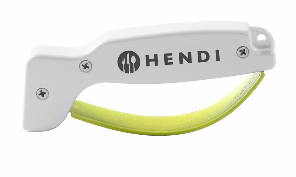 Knife sharpener, HENDI, White, 140x15x(H)65mm