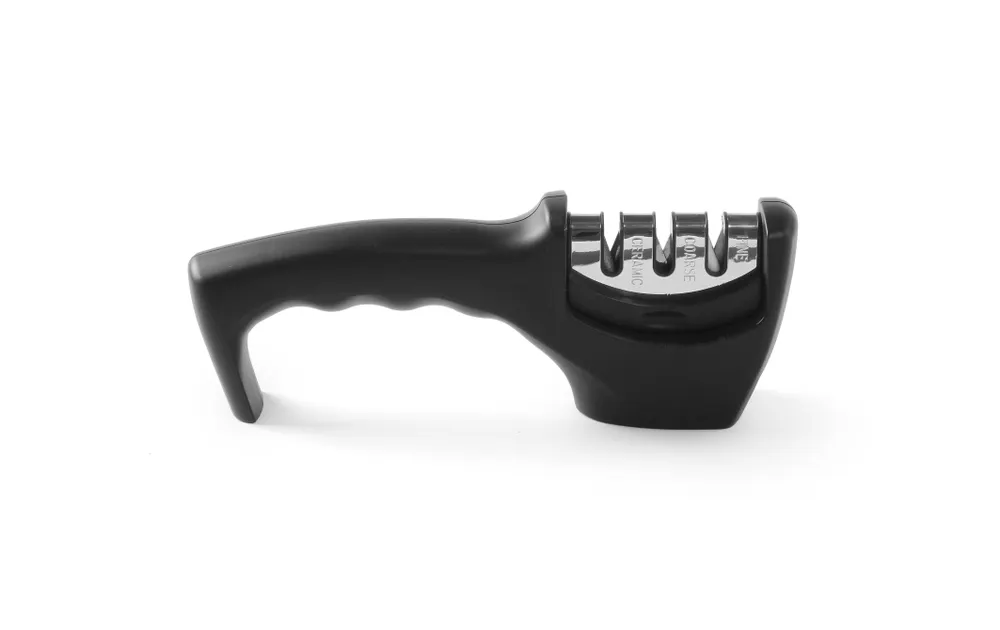 Knife sharpener, HENDI, Black, 200x46x(H)75mm