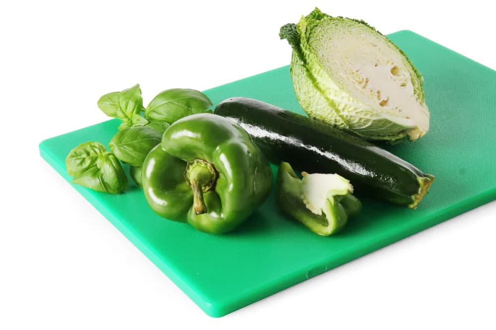 Vis Cutting board HACCP 600x400, HENDI, Green, 600x400mm, Rectangular, bilde 2