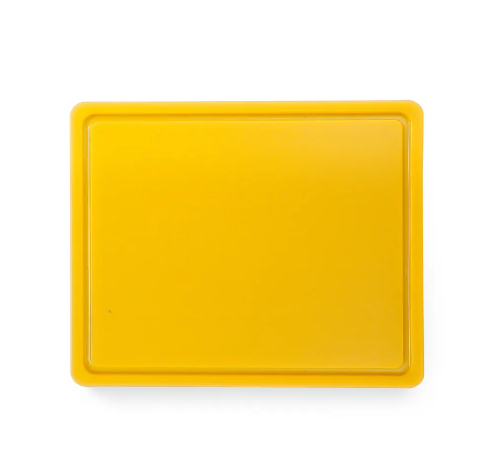 Cutting board HACCP Gastronorm 1/2, HENDI, GN 1/2, Yellow, 325x265mm, Rectangular