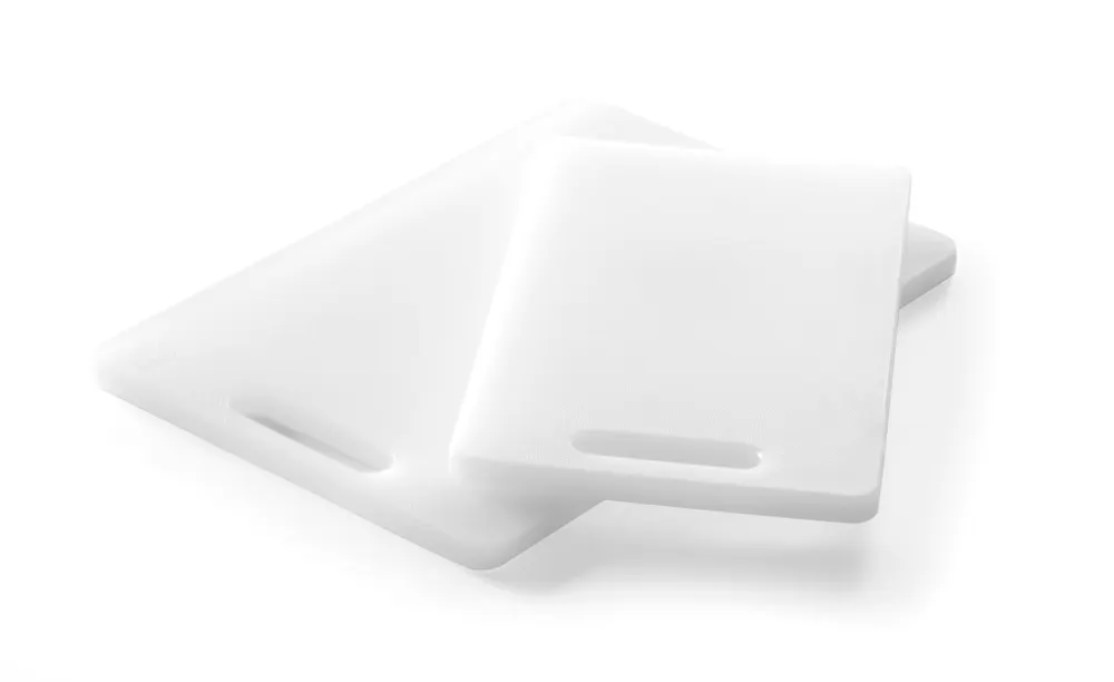 Cutting board with handle, HENDI, White, 250x150mm, Rectangular
