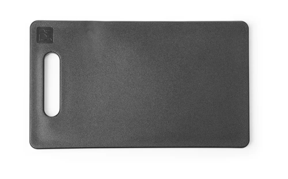 Cutting board with handle, HENDI, Black, 250x150mm, Rectangular