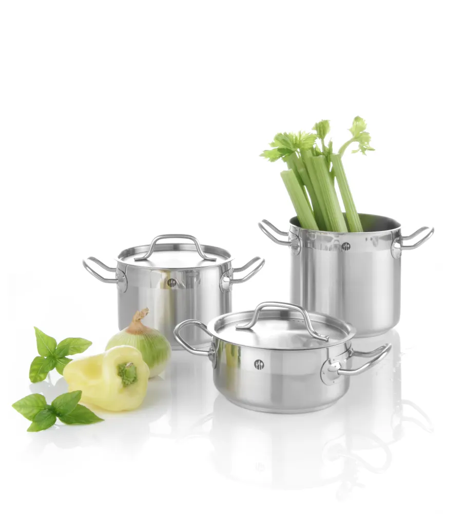 Vis Stew pot low - with lid, HENDI, Profi Line, 1,5L, ⌀160x(H)75mm, bilde 2