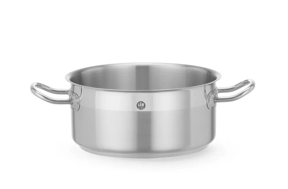 Stew pot low - without lid, HENDI, Profi Line, 2,8L, ⌀200x(H)90mm, Round