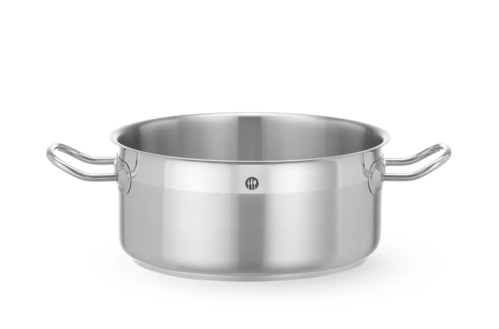 Stew pot low - without lid, HENDI, Profi Line, 4,7L, ⌀240x(H)105mm, Round