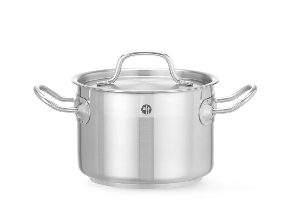 Stew pot medium - with lid, HENDI, Profi Line, 2,1L, ⌀160x(H)110mm