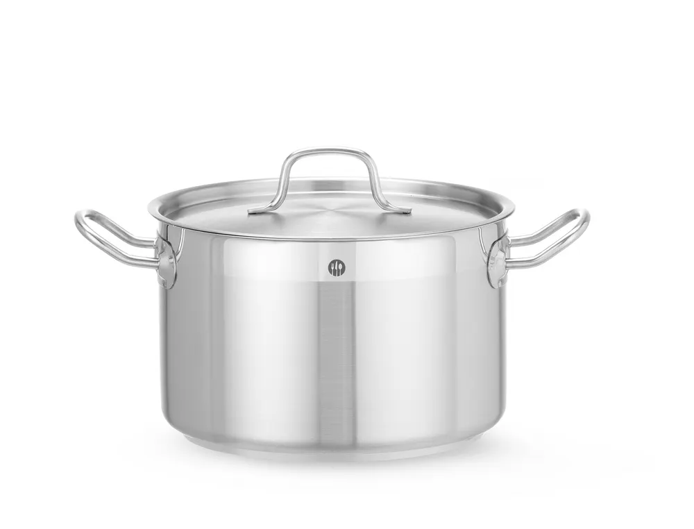 Stew pot medium - with lid, HENDI, Profi Line, 6,7L, ⌀240x(H)150mm