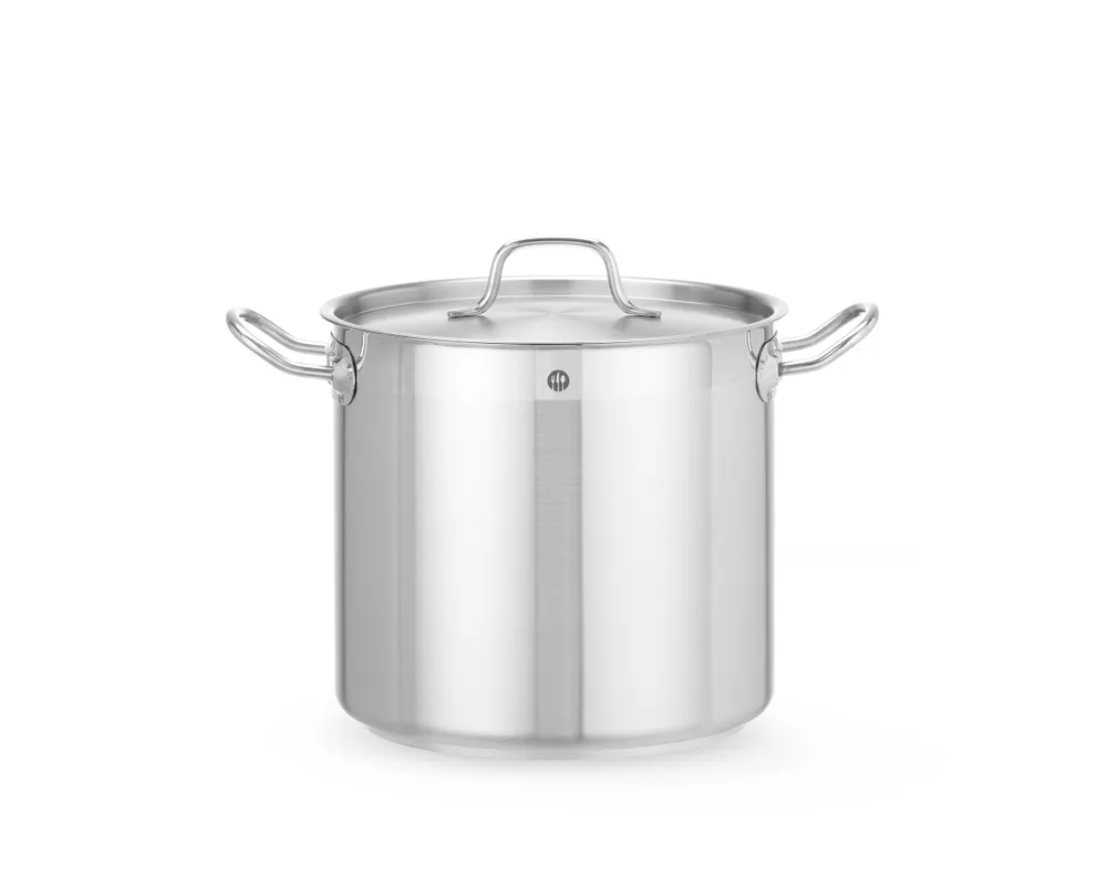 Stew pot high - with lid, HENDI, Profi Line, 9,8L, ⌀240x(H)220mm